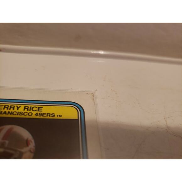 1988 Topps #218 1987 NFL Scoring Leaders - Jerry Rice & Jim Breech - Picture 3 of 7